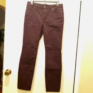 Lucky Brand, Purple Viscose, Hayden Skinny Jeans